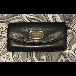 Michael Kors Black Leather Wallet